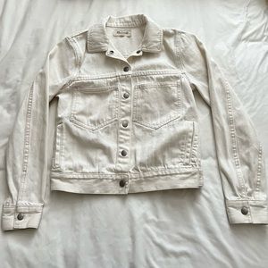*SOLD*Madewell White Jean Jacket XS